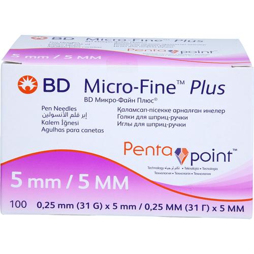 Bd Micro-Fine Plus 5 Mm X 0.25 Mm (31G) 100 St DiaAktiv bei onfy.de kaufen 17520152