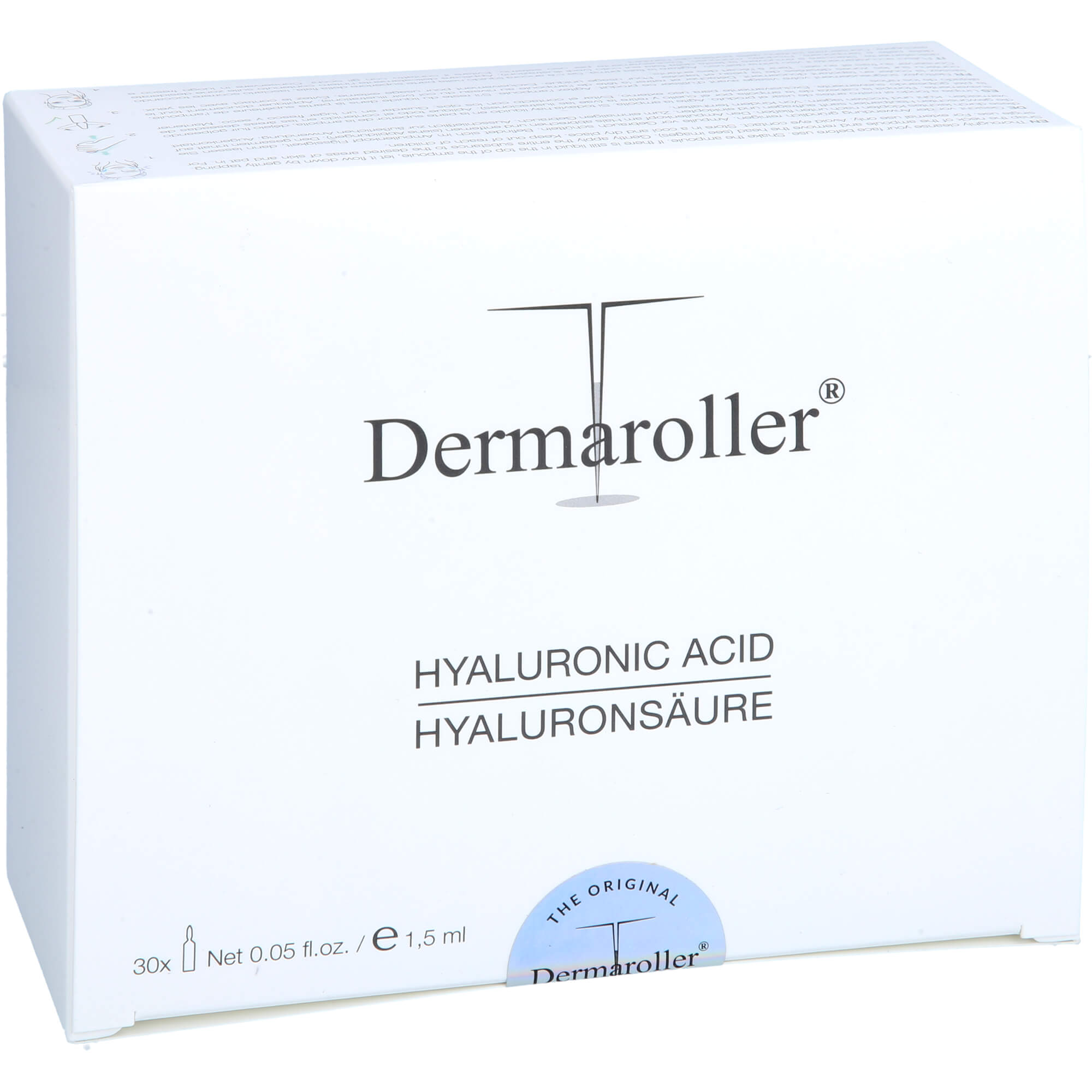 Dermaroller Hyaluronsaeure 0.69% Ampullen 1.5ml 30x1.5 ml mi.to. pharm bei onfy.de kaufen 19170288