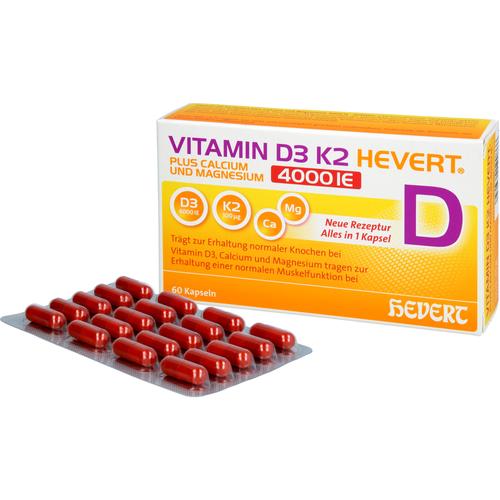 Vitamin D3 K2 Hevert+calcium und Magnesium 4000 Ie 60 St Hevert-Arzneimittel bei onfy.de kaufen 19295707