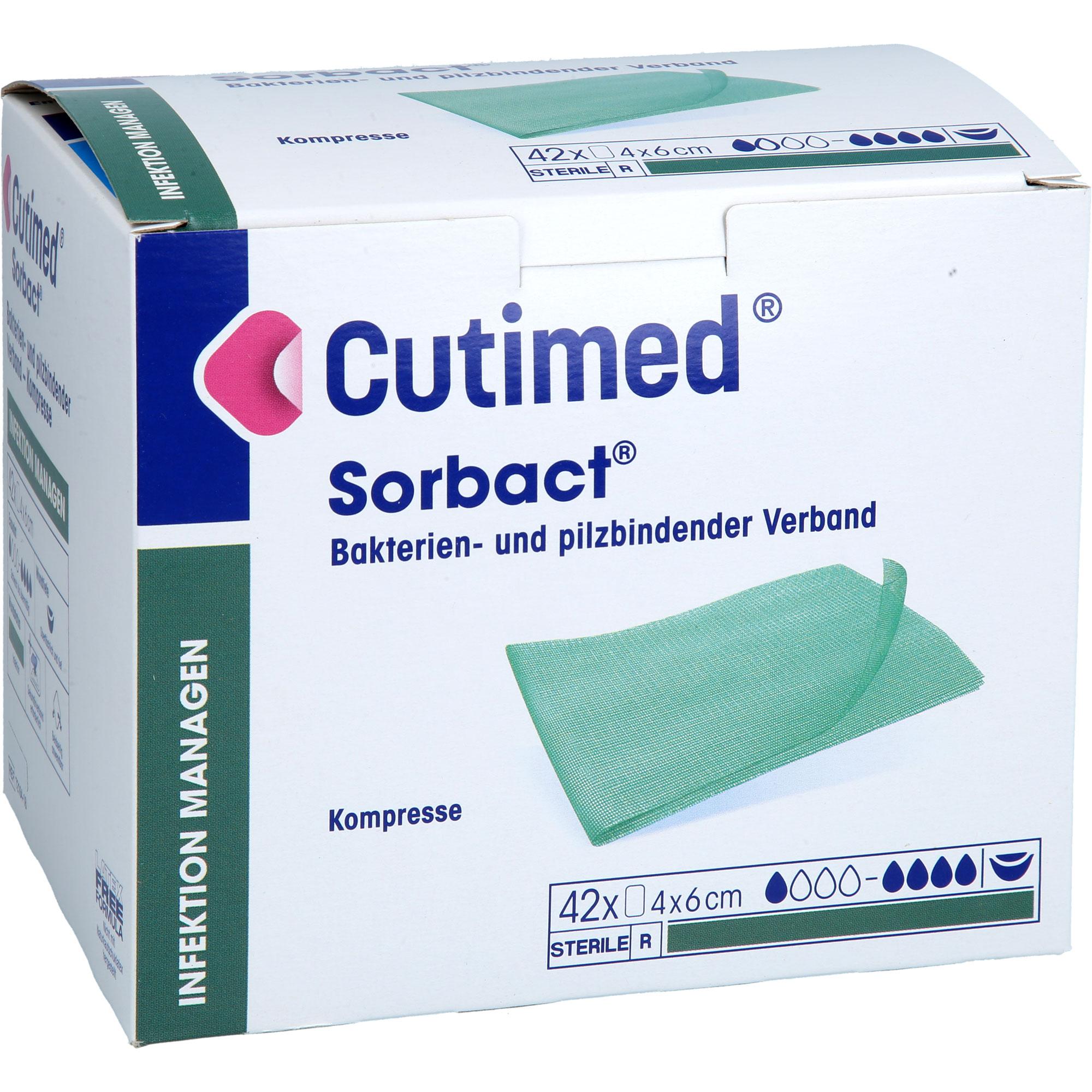 Cutimed Sorbact Kompressen 4x6 cm 42 St Acti Medi bei onfy.de kaufen 19347166