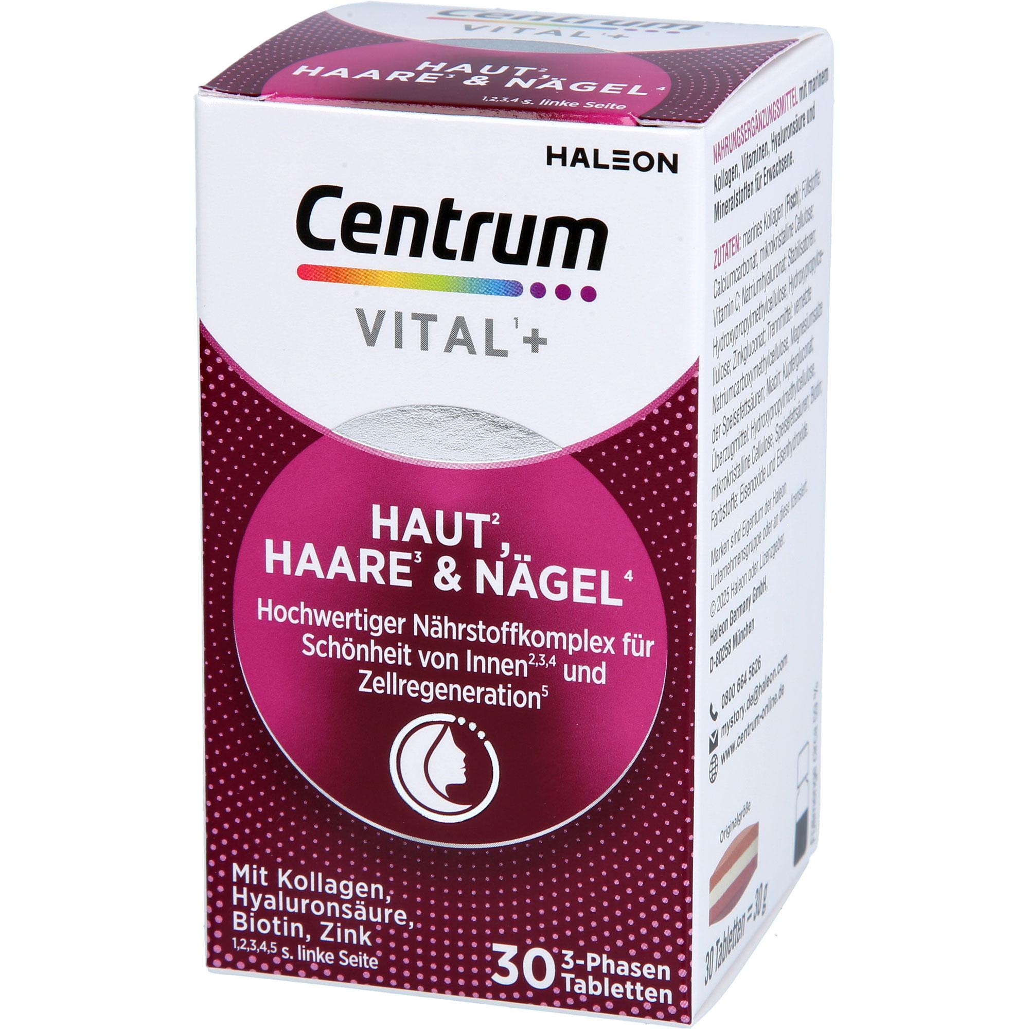 Centrum Vital+ Haut Haare & Nägel 30 St Haleon Germany bei onfy.de kaufen 19420093