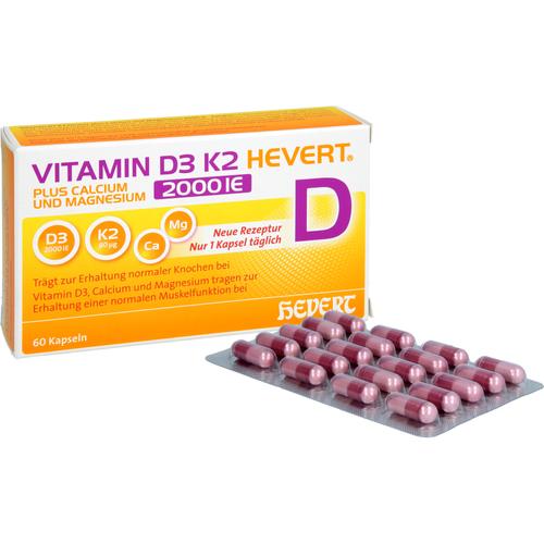 Vitamin D3 K2 Hevert+calcium und Magnesium 2000 Ie 60 St Hevert-Arzneimittel bei onfy.de kaufen 19295682