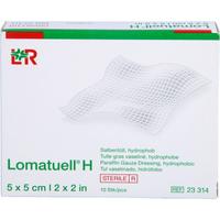 Lomatuell H Salbentüll 5x5 cm Steril null