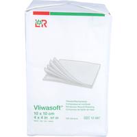 Vliwasoft 10x10cm Unsteril 6 Lagig Vliesstoffkomp.