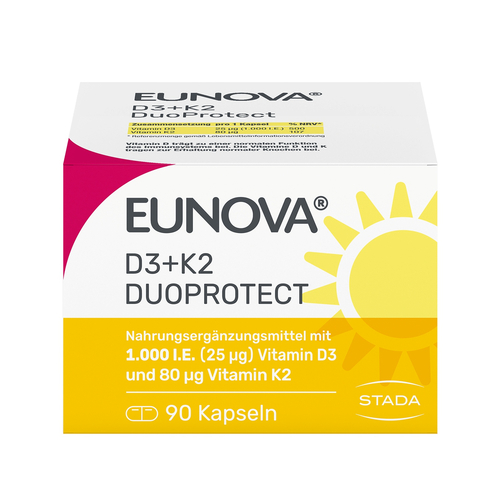 Eunova Duoprotect D3+k2 1000Ie/80Ug 90 St STADA Consumer Health Deutschland bei onfy.de kaufen 13360645