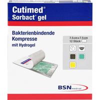 Cutimed Sorbact Gel Kompressen 7.5x7.5 cm null