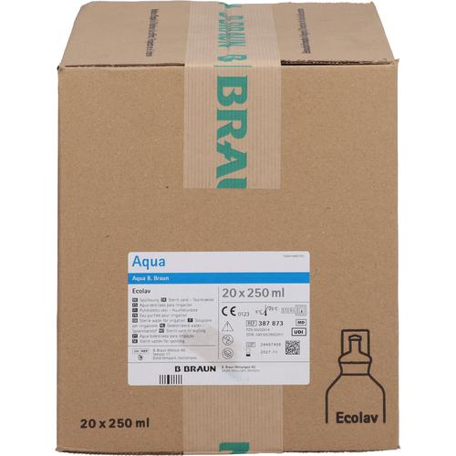 Aqua B.braun Ecolav 20x250 ml B. Braun Melsungen bei onfy.de kaufen 00202614