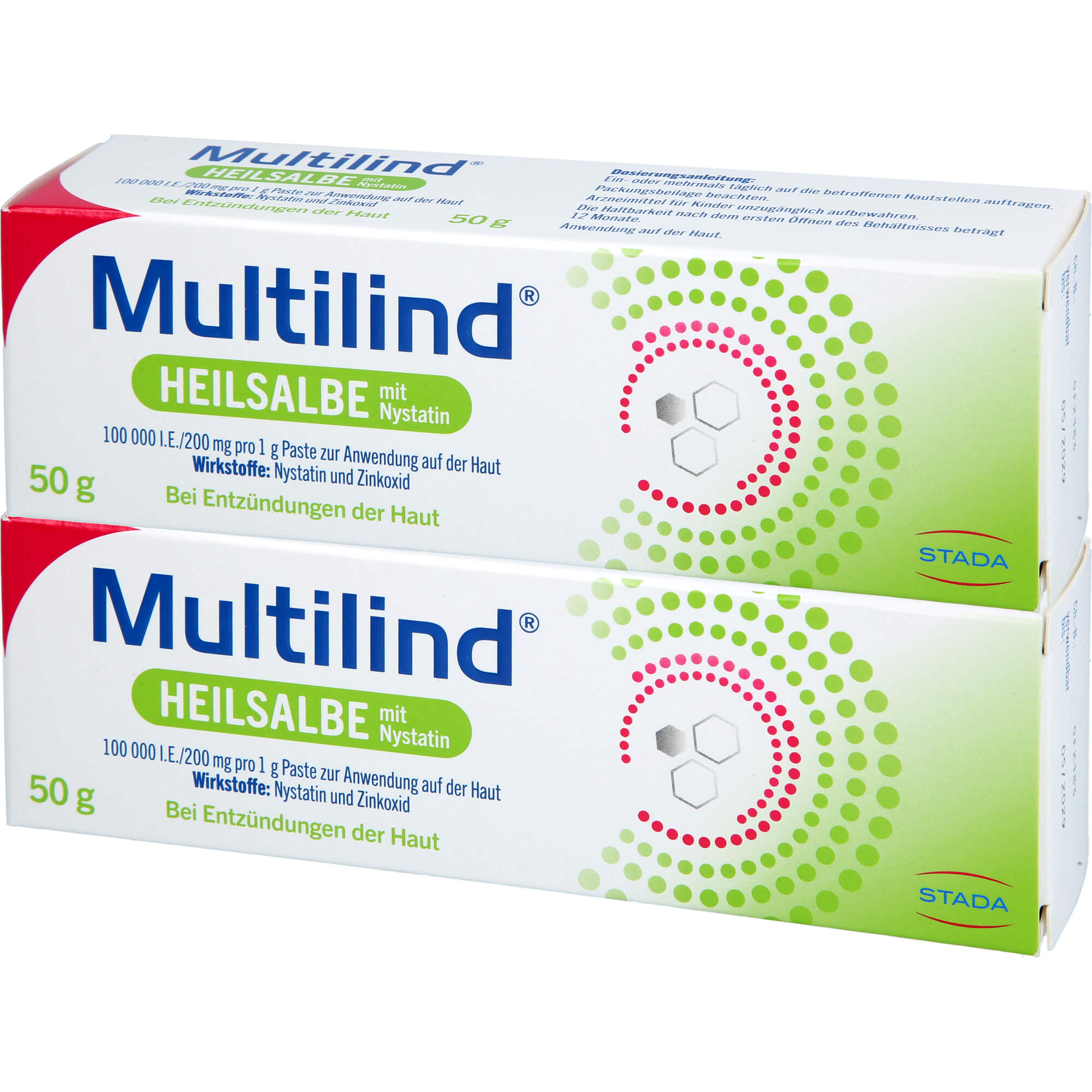 Multilind Heilsalbe mit Nystatin U. Zinkoxid 2x50 g STADA Consumer Health Deutschland bei onfy.de kaufen 19373689