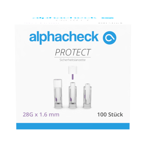 Alphacheck Protect Sicherheitslanzette 28G X 1.6Mm 100 St Berger Med bei onfy.de kaufen 16392404