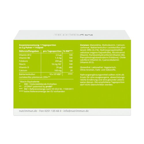 Mybiotik Balance Rds 40 x 2 G + 40 Kapseln 1 p nutrimmun bei onfy.de kaufen 15635187