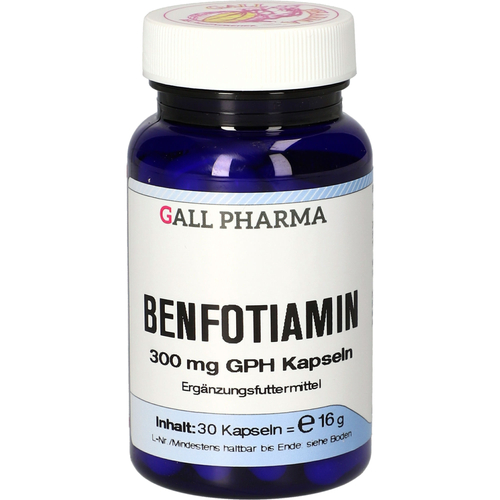 Benfotiamin 300 mg Gph Kapseln Vet 30 St Leitner Lifecare bei onfy.de kaufen 19248381
