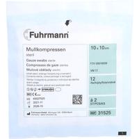 Mullkompressen 10x10cm 12-Fach A 2 Stück Steril null