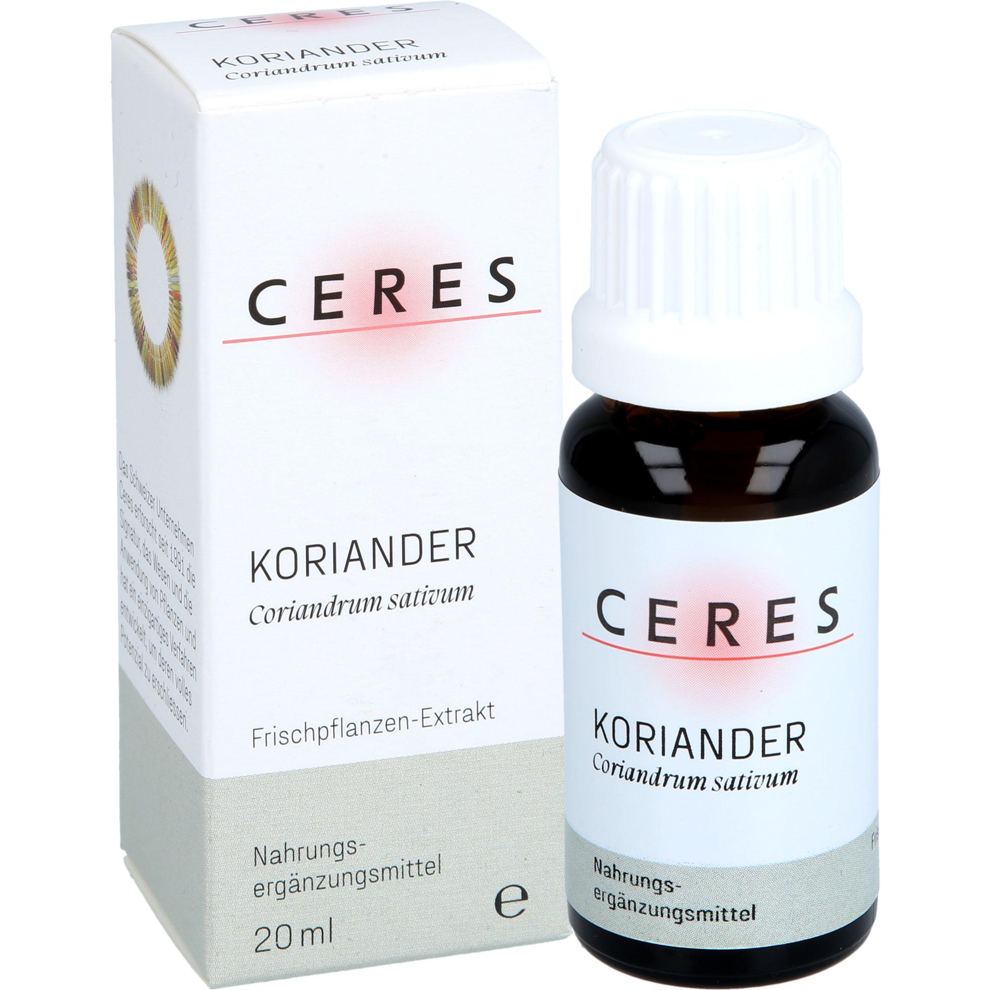 Ceres Koriander Coriandrum Sativum Extrakt 20 ml CERES Heilmittel bei onfy.de kaufen 19209174
