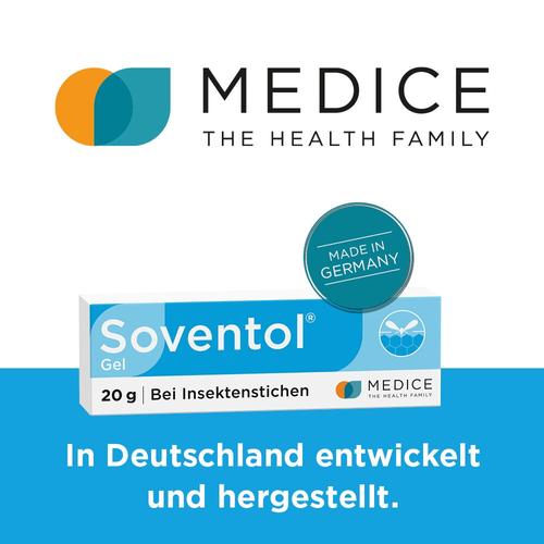 Soventol Gel bei Insektenstichen & Juckreiz auf der Haut 20 g MEDICE Arzneimittel Pütter bei onfy.de kaufen 00949632