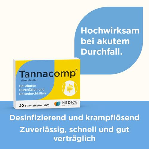 Tannacomp bei akutem Durchfall & Bauchkrämpfen 20 St MEDICE Arzneimittel Pütter bei onfy.de kaufen 01900332