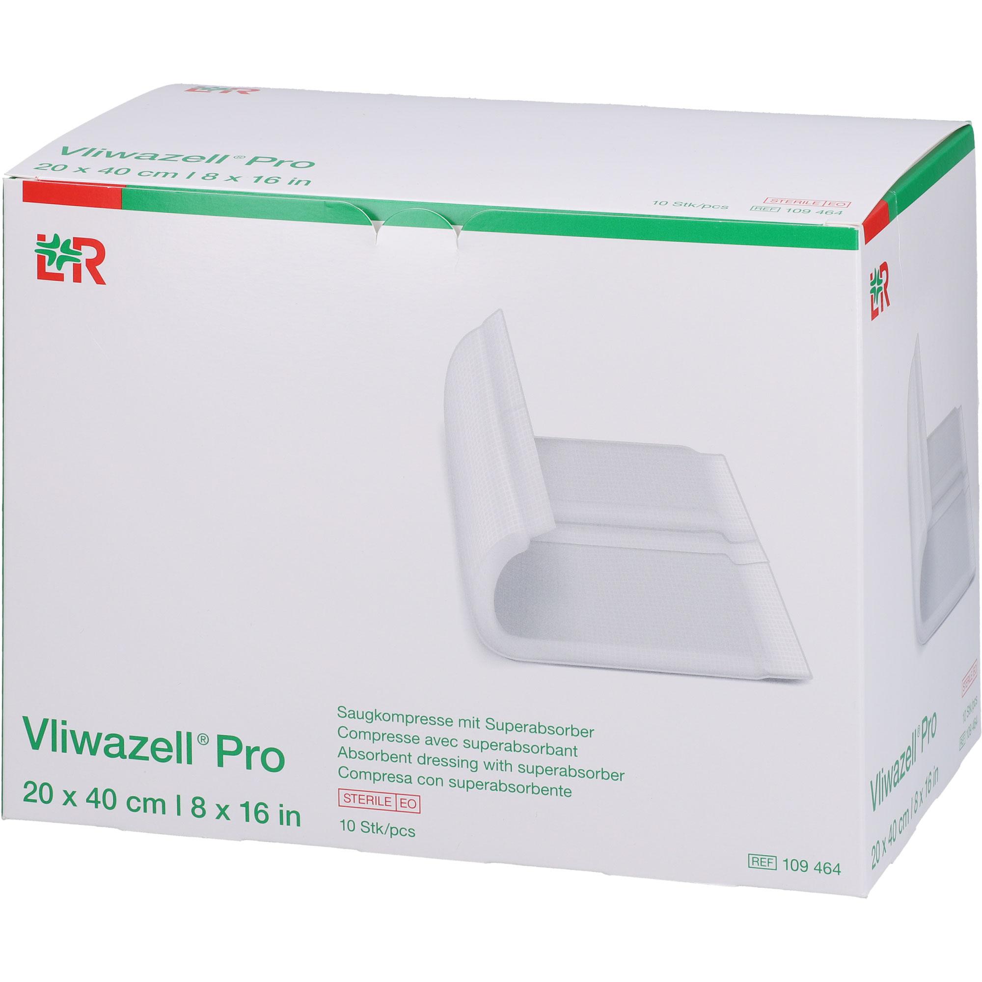 Vliwazell pro Superabsorb.kompr.steril 20x40 cm 10 St Avitamed bei onfy.de kaufen 19373459