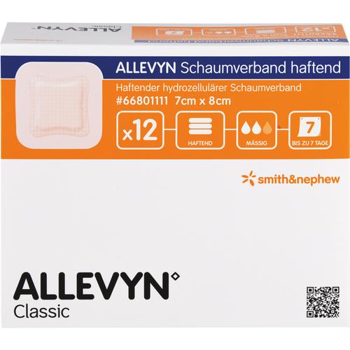 Allevyn Schaumverband 7x8 cm Haftend 12 St EMRA-MED Arzneimittel bei onfy.de kaufen 16082721