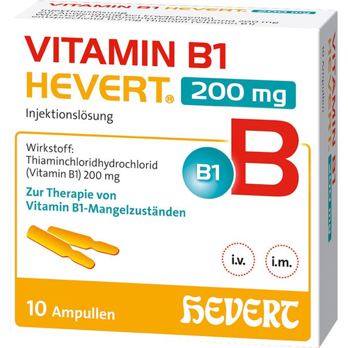 Vitamin B1 Hevert 200 mg 10x2 ml Hevert-Arzneimittel bei onfy.de kaufen 19831583