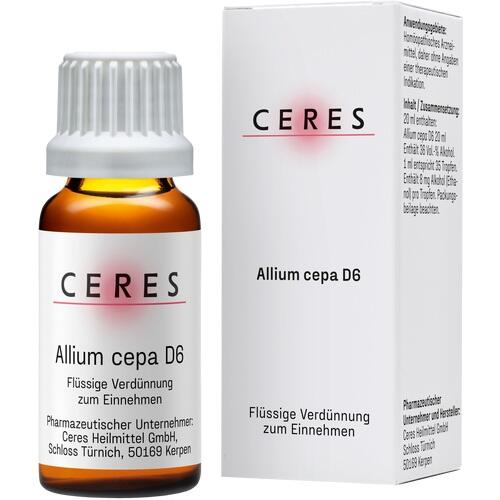 Ceres Allium Cepa D 6 20 ml CERES Heilmittel bei onfy.de kaufen 00654339