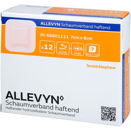 Allevyn Schaumverband 7x8 cm Haftend 12 St ToValCare bei onfy.de kaufen 19962026