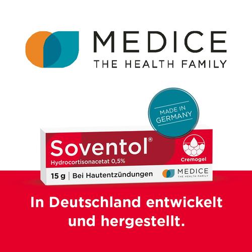 Soventol HydroCortisonACETAT 0.5% Hautentzündungen  15 g MEDICE Arzneimittel Pütter bei onfy.de kaufen 10714350