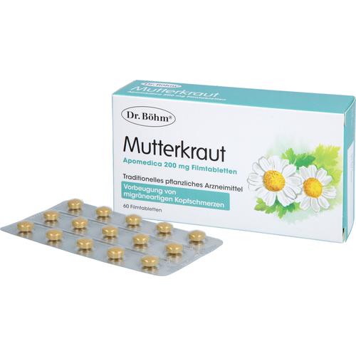 Mutterkraut Apomedica 200mg Filmtabletten 60 St Apomedica Pharmazeutische Produkte bei onfy.de kaufen 19374157