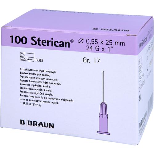 Sterican Kan.luer-Lok 0.55x25Mm Gr.17 Lila 100 St actiPart bei onfy.de kaufen 01105304