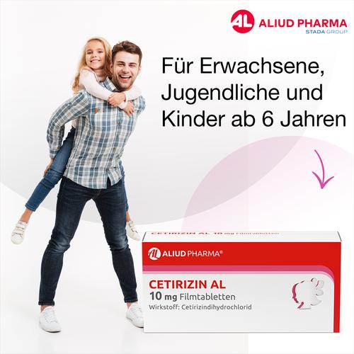Cetirizin Al 10mg Filmtabletten 100 St ALIUD Pharma bei onfy.de kaufen 02406611