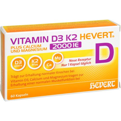 Vitamin D3 K2 Hevert+calcium und Magnesium 2000 Ie 60 St Hevert-Arzneimittel bei onfy.de kaufen 19295682