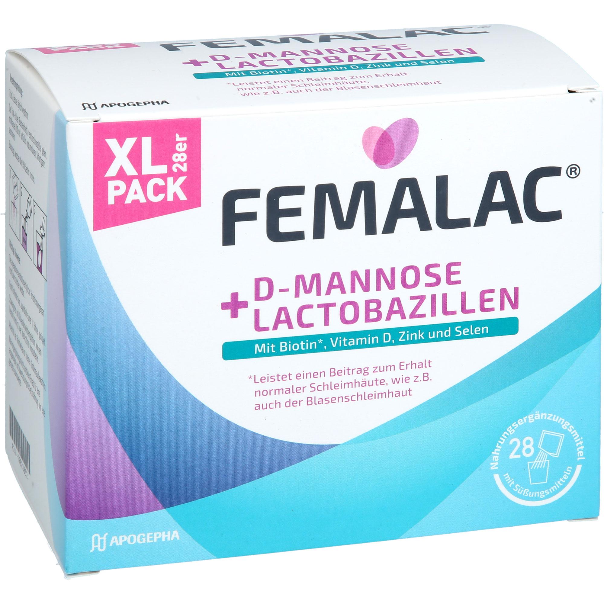 Femalac D-Mannose + Lactobazillen 28 St APOGEPHA Arzneimittel bei onfy.de kaufen 19820852