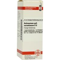 Antimonium Sulf Aurant D 6 null