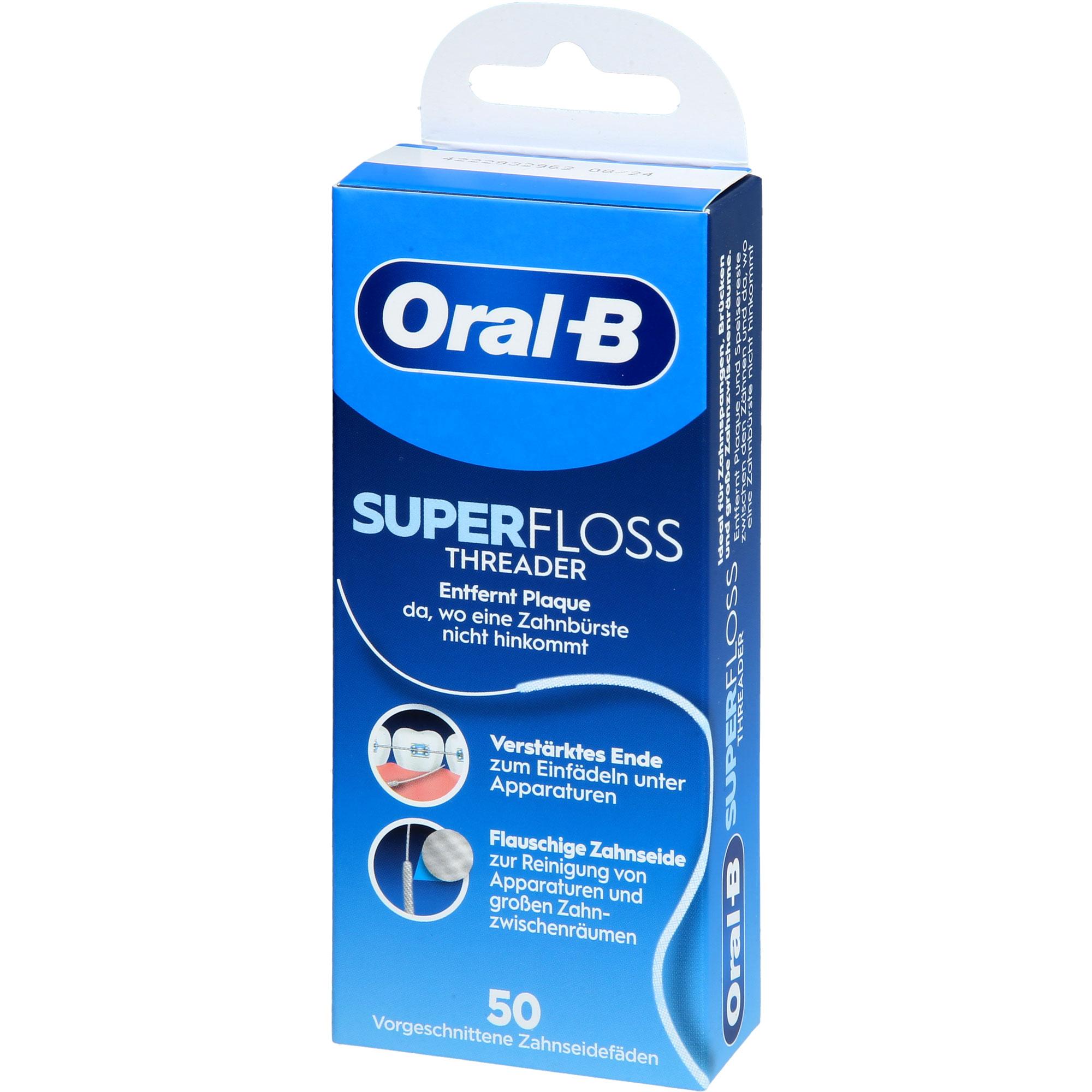 Oral-B Superfloss Threader Zahnseide 50 St WICK Pharma - Zweigniederlassung der Procter & Gamble bei onfy.de kaufen 19685868