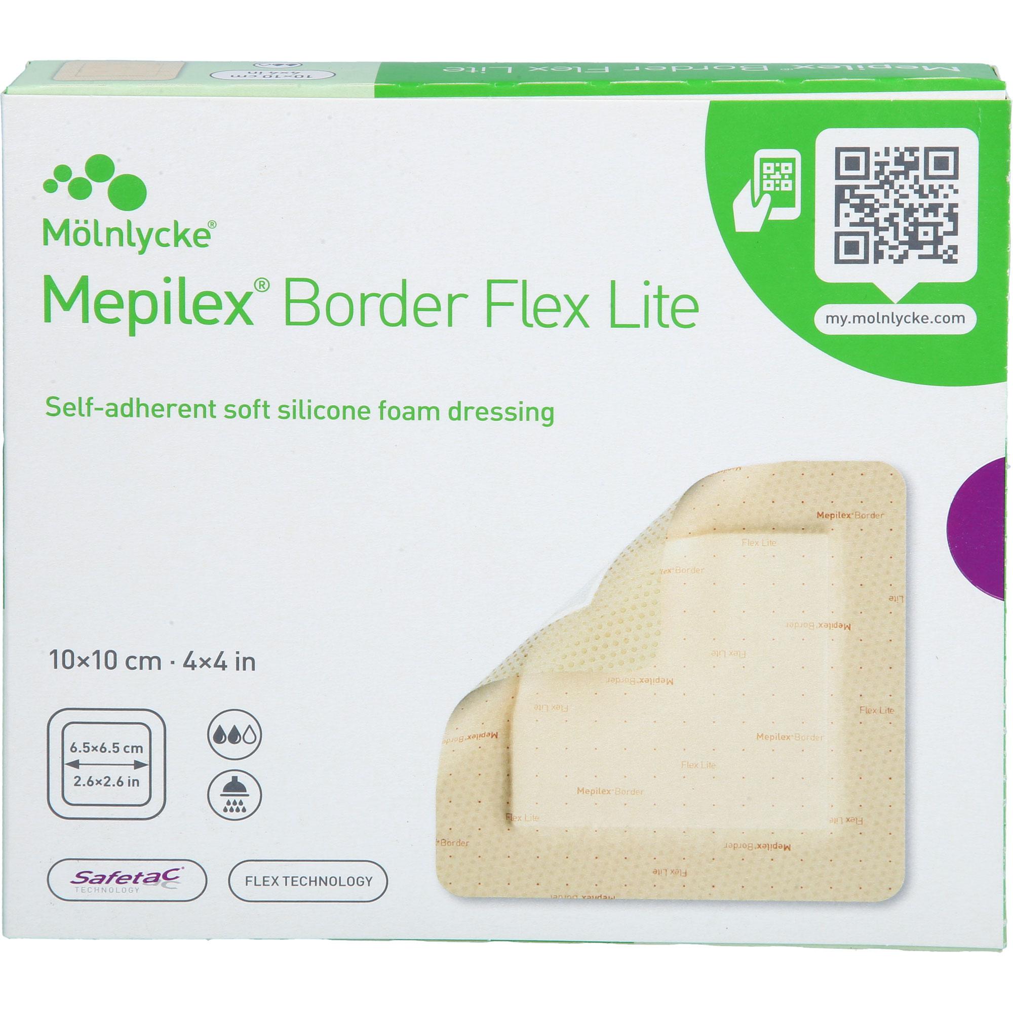 Mepilex Border Flex Lite Schaumverband 10x10 cm null