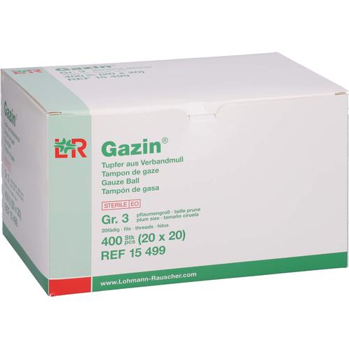 Gazin Tupfer Pflaumengroß Steril Gr. 3 20x20 St Lohmann & Rauscher bei onfy.de kaufen 04633446