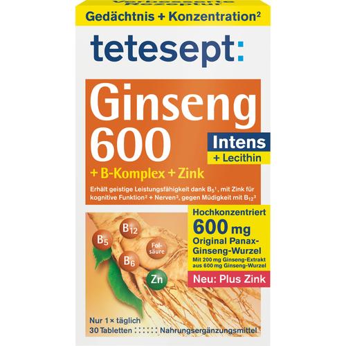 Tetesept Ginseng 600 30 St Merz Consumer Care bei onfy.de kaufen 18490364