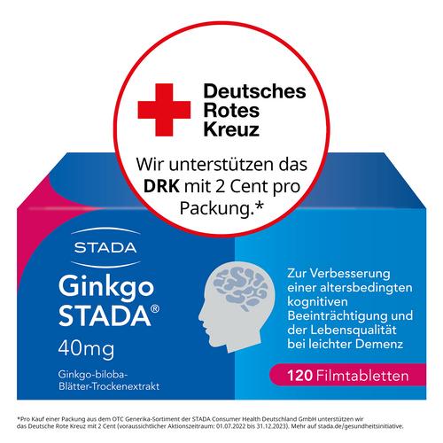 Ginkgo Stada 40mg Fta 120 St STADA Consumer Health Deutschland bei onfy.de kaufen 11654271