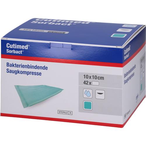 Cutimed Sorbact Saugkompressen 10x10 cm 42 St Acti Medi bei onfy.de kaufen 19347249