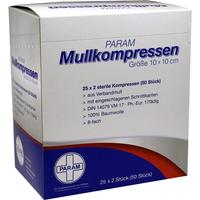 Mullkompressen Steril 10x10 8F null