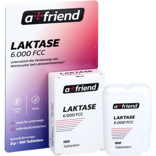 A Friend Laktase 6.000 Fcc bei Laktoseintoleranz 100 St MedGoNET bei onfy.de kaufen 19495292