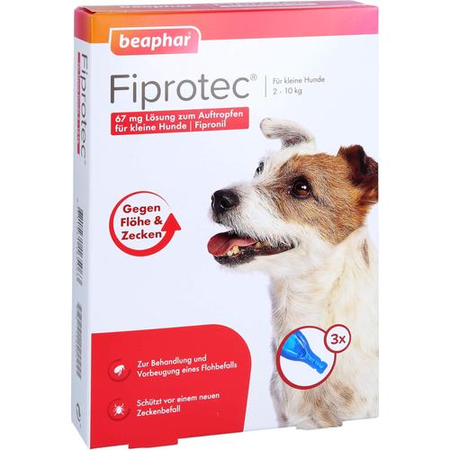 Fiprotec 67mg Kleine Hunde 3x0.67 ml Beaphar B.V. bei onfy.de kaufen 12568177