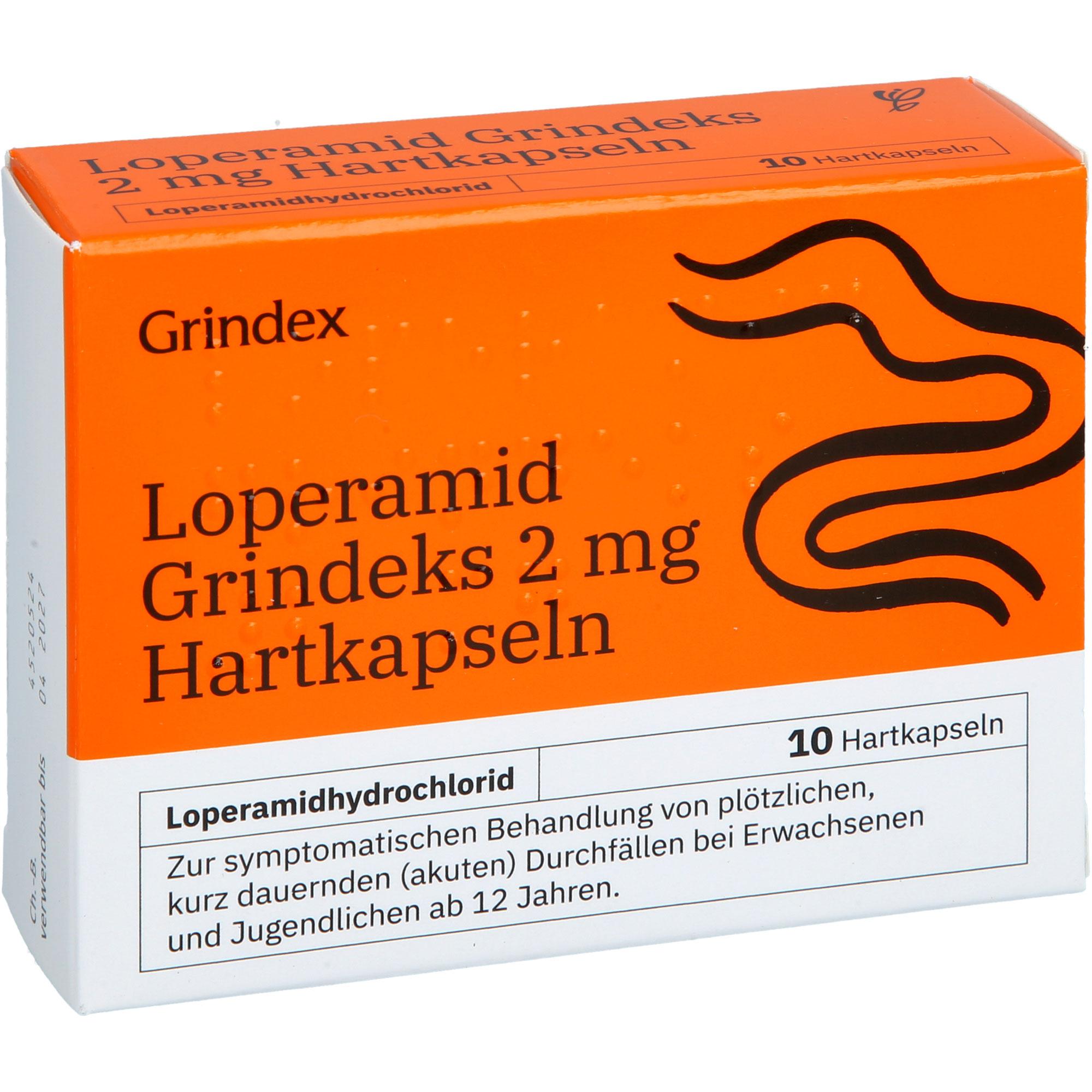 Loperamid Grindeks 2 mg Hartkapseln 10 St Grindeks Kalceks Deutschland bei onfy.de kaufen 19300236