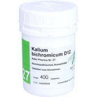 Biochemie Adler 27 Kalium Bichrom D12 Adler Pharma null