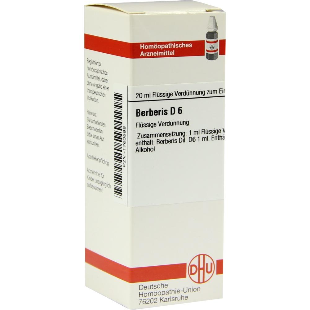 Berberis D 6 null