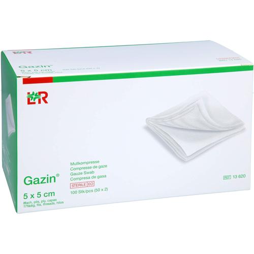 Gazin Mullkomp.5x5 cm Steril 8Fach 50x2 St EurimPharm Arzneimittel bei onfy.de kaufen 18672102