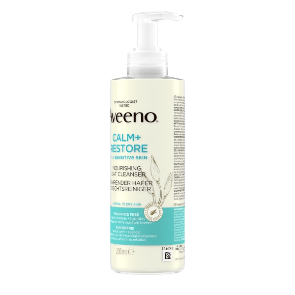 Aveeno Calm+ Restore Nährender Hafer Gesichtsreini 200 ml Kenvue Germany GmbH (OTC) bei onfy.de kaufen 19342915