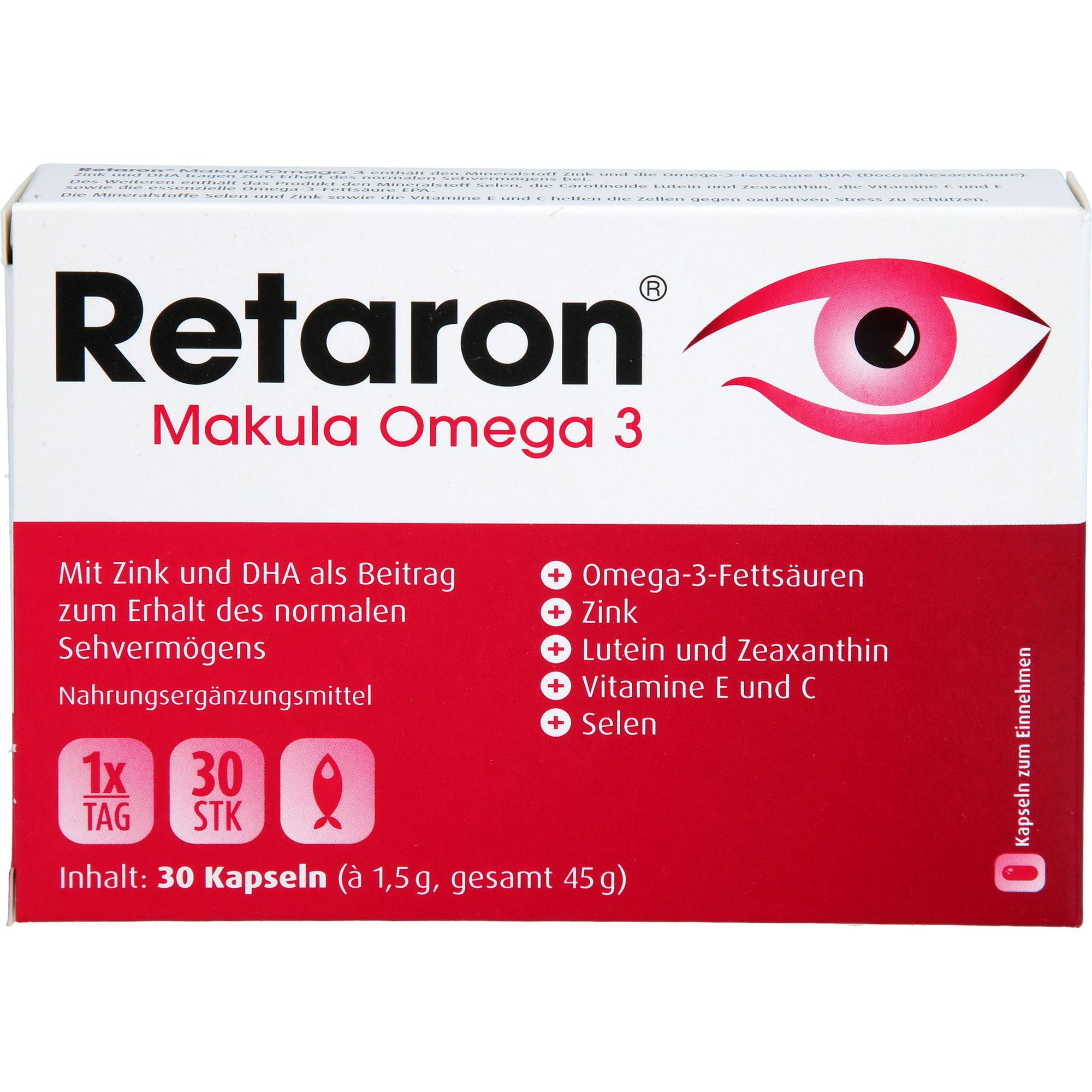 Retaron Makula Omega 3 30 St URSAPHARM Arzneimittel bei onfy.de kaufen 19642853