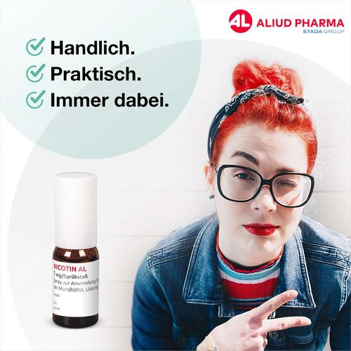 Nicotin Al 1mg/Sprühstoß Spray Z.an.i.d.mundhö Lsg 2 St ALIUD Pharma bei onfy.de kaufen 16086334