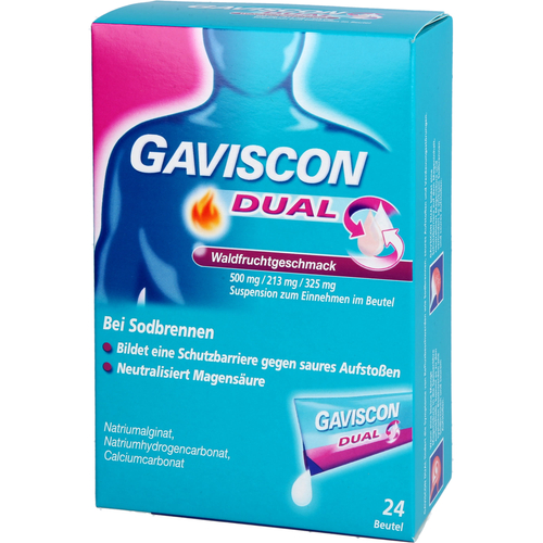 Gaviscon Dual Waldfrucht 500 mg/213 mg/325 mg 24x10 ml Reckitt Benckiser Deutschland bei onfy.de kaufen 20033094