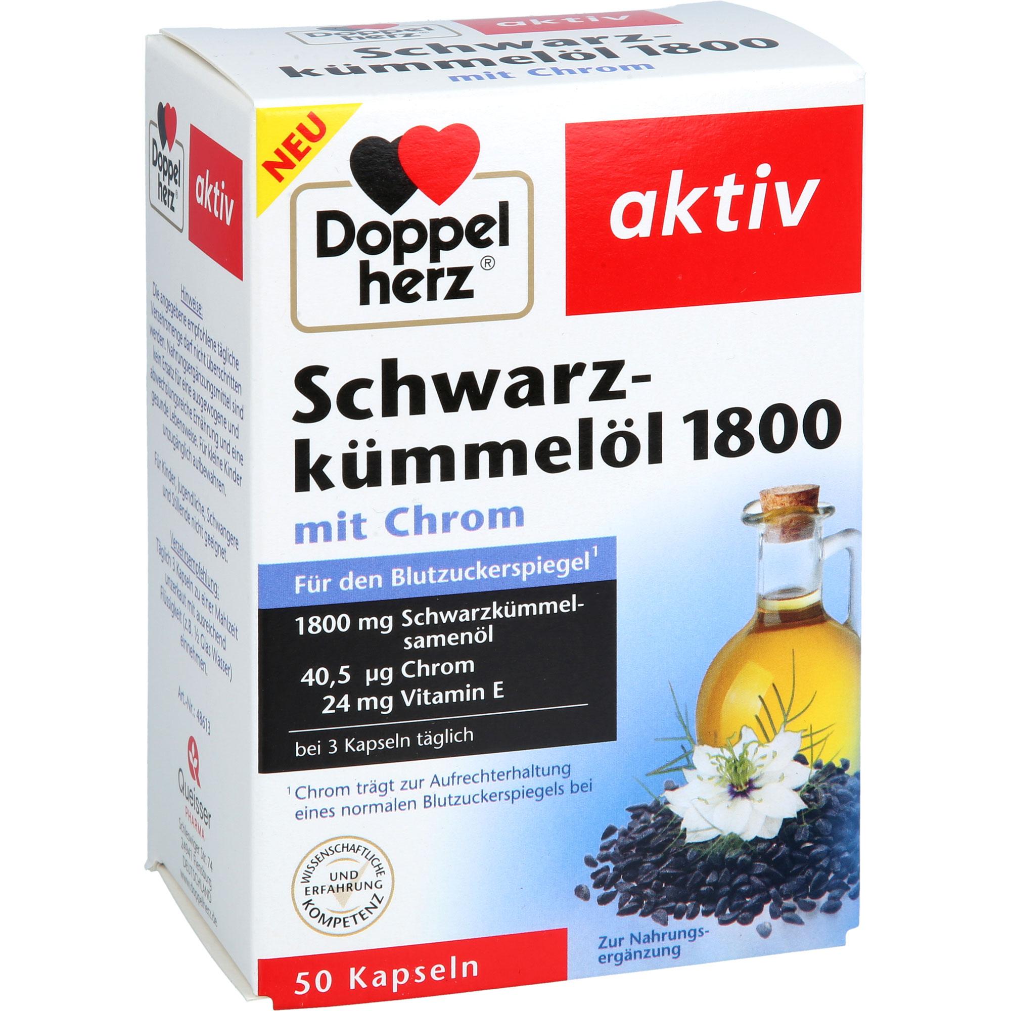 Doppelherz Schwarzkümmelöl 1800 50 St Queisser Pharma bei onfy.de kaufen 19479815