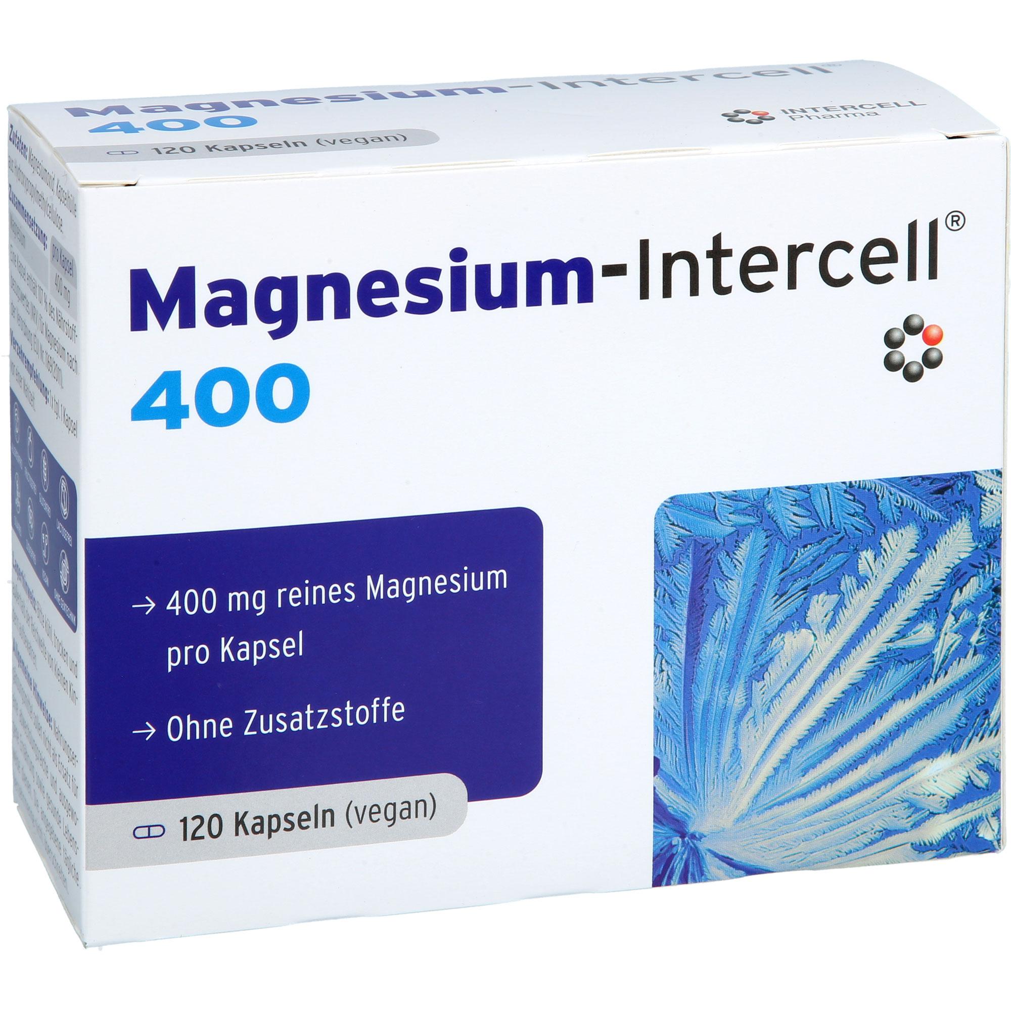 Magnesium-Intercell 400 120 St INTERCELL-Pharma bei onfy.de kaufen 19275656